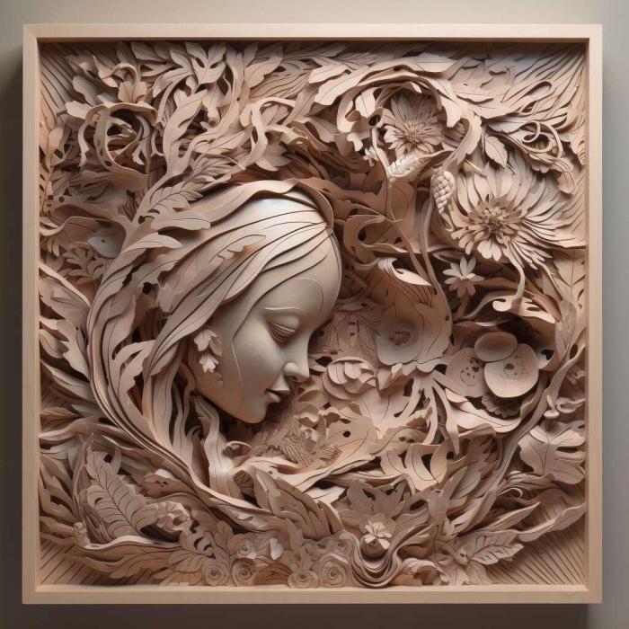 نموذج ثلاثي الأبعاد لآلة CNC 3D Art 